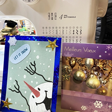 ATELIERS CRÉATION: cartes uniques et sacs cadeaux pour Noël
