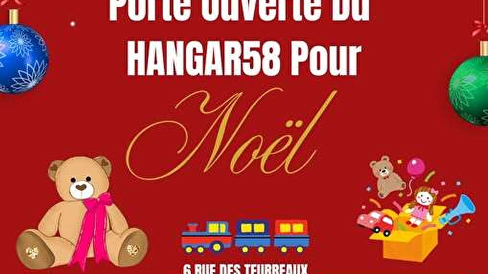 Portes Ouvertes du Hangar 58 pour Noël